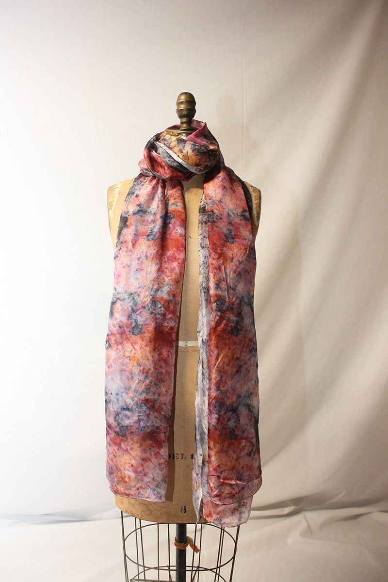 Plant Infused Silk Shawl - Spirit Team