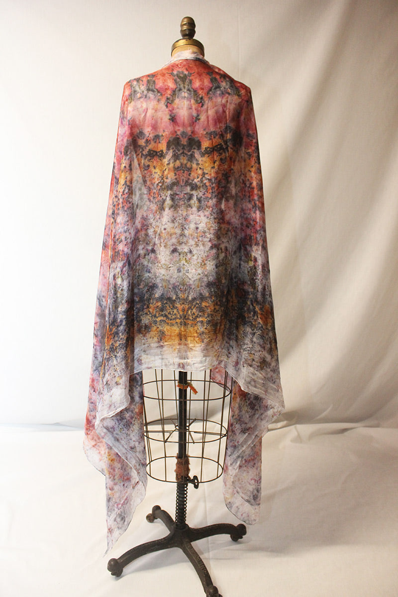 Plant Infused Silk Shawl - Spirit Team