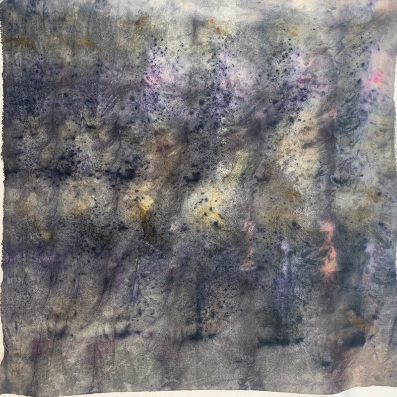 Raw Silk Bandana / Altar Cloth - Twilight