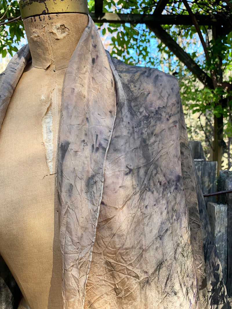 silk Medicine Shawl - Violet Sunset