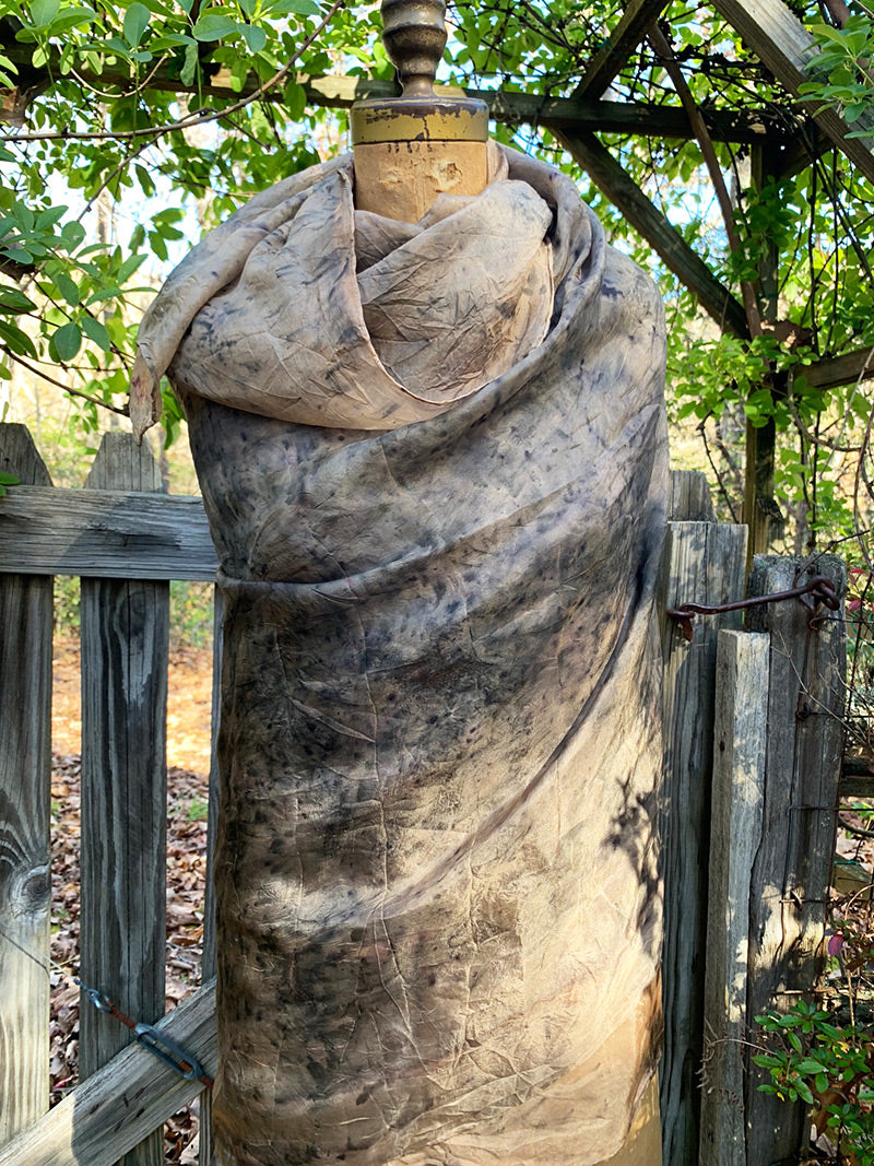 silk Medicine Shawl - Violet Sunset