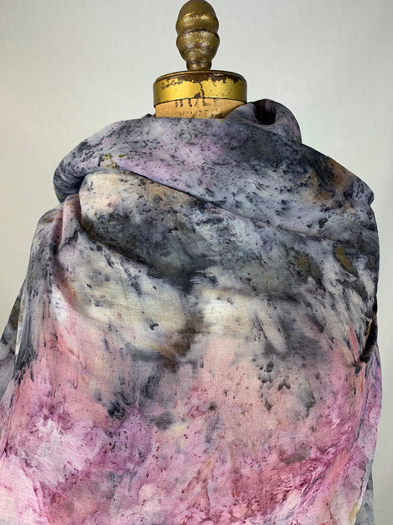 Plant Infused Medicine Shawl - Ripple
