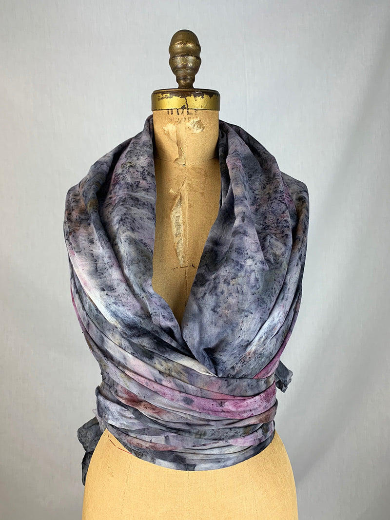 Plant Infused Medicine Shawl - Ripple