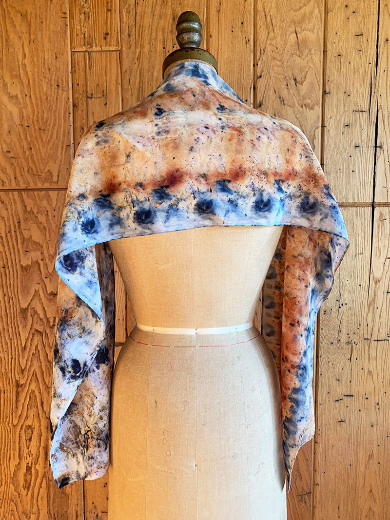 Silk Scarf - Water on Fire