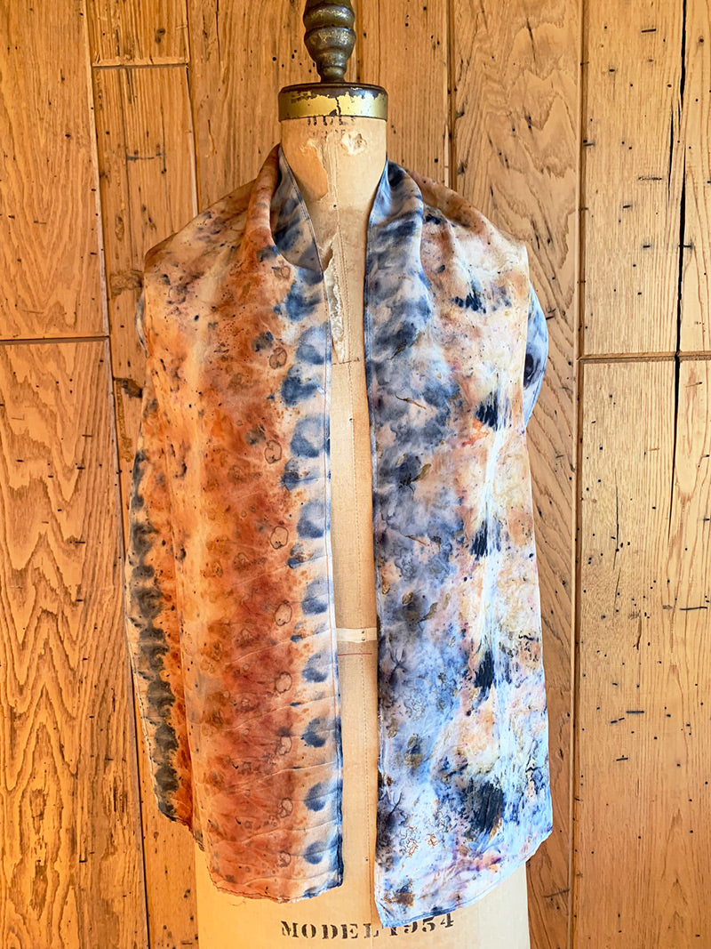 Silk Scarf - Water on Fire