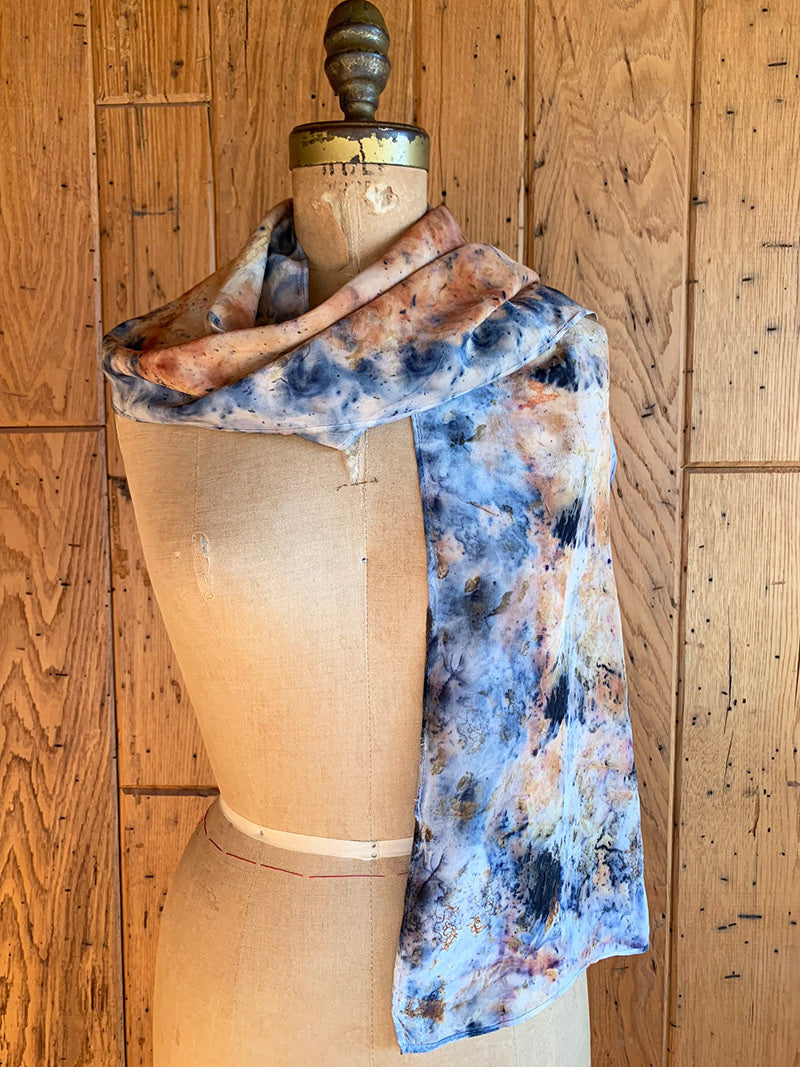 Silk Scarf - Water on Fire