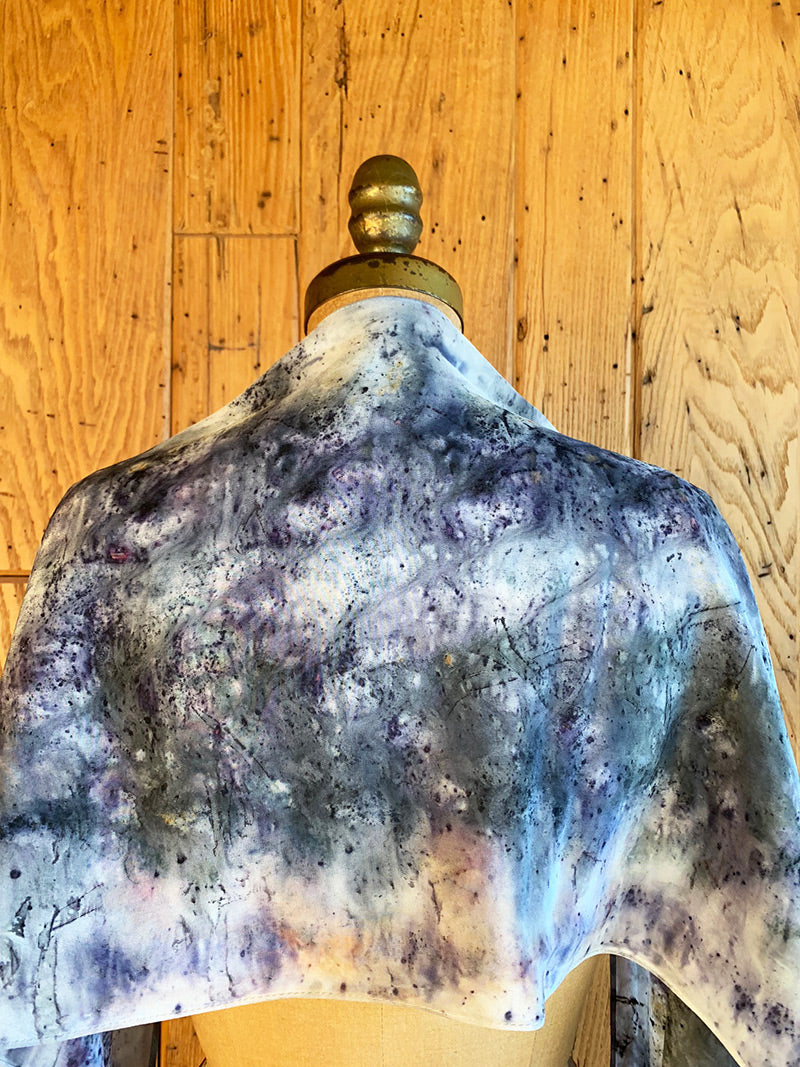Plant Infused Silk Scarf- Light Worker