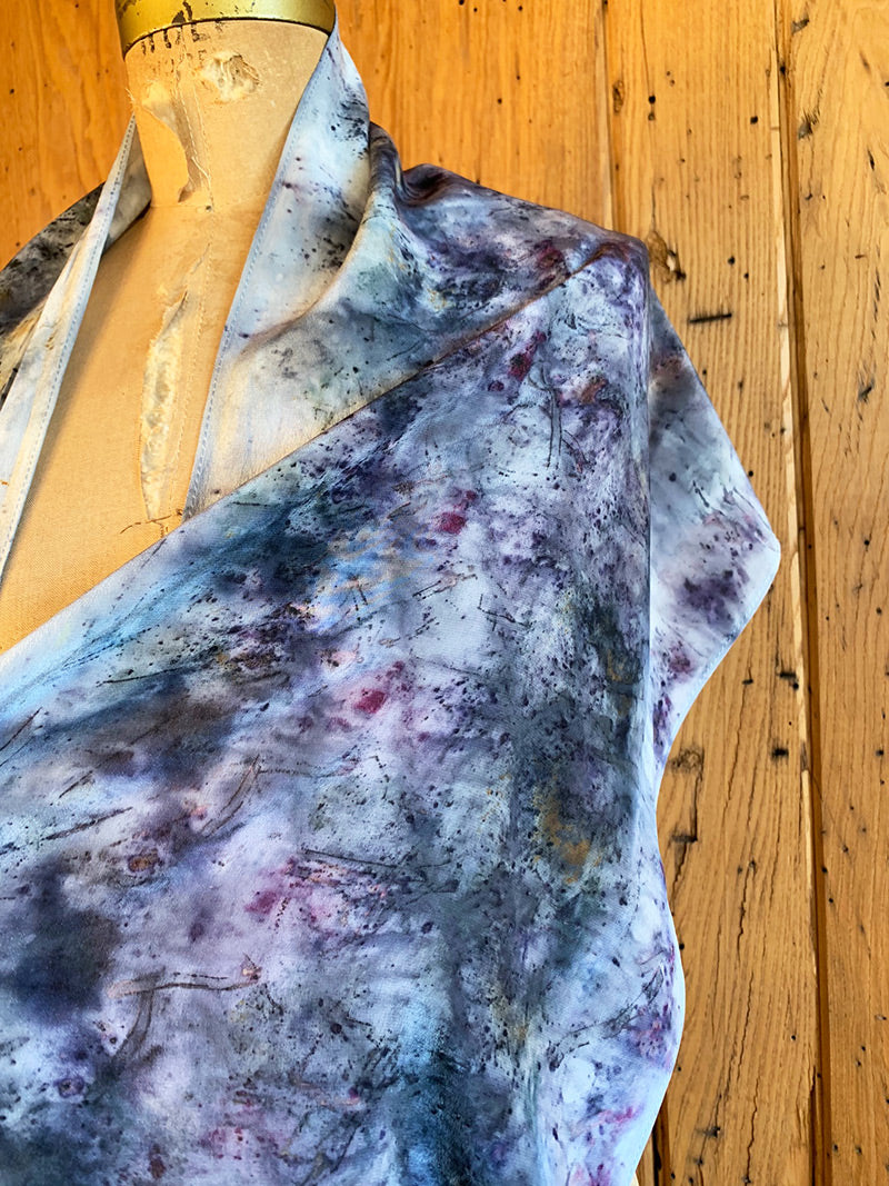 Plant Infused Silk Scarf- Light Worker