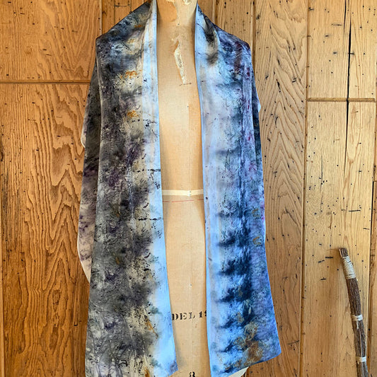 Plant Infused Silk Scarf- Light Worker