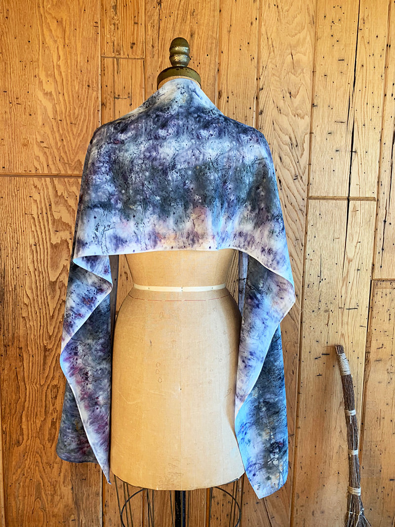Plant Infused Silk Scarf- Light Worker