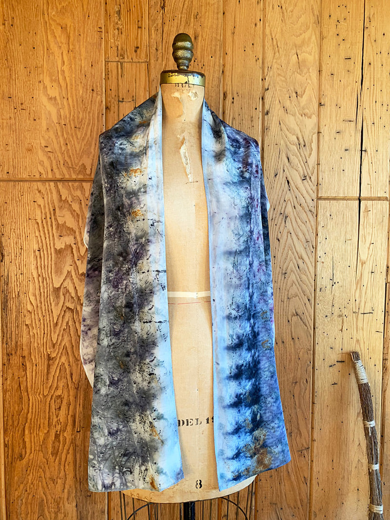 Plant Infused Silk Scarf- Light Worker