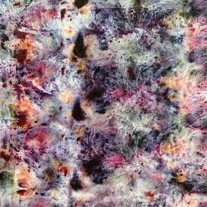 Raw Silk Bandana / Altar Cloth - Super Nova