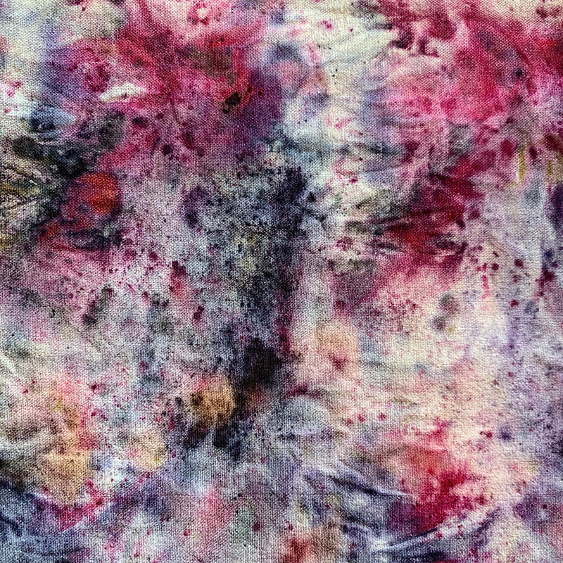 Raw Silk Bandana / Altar Cloth - Super Nova