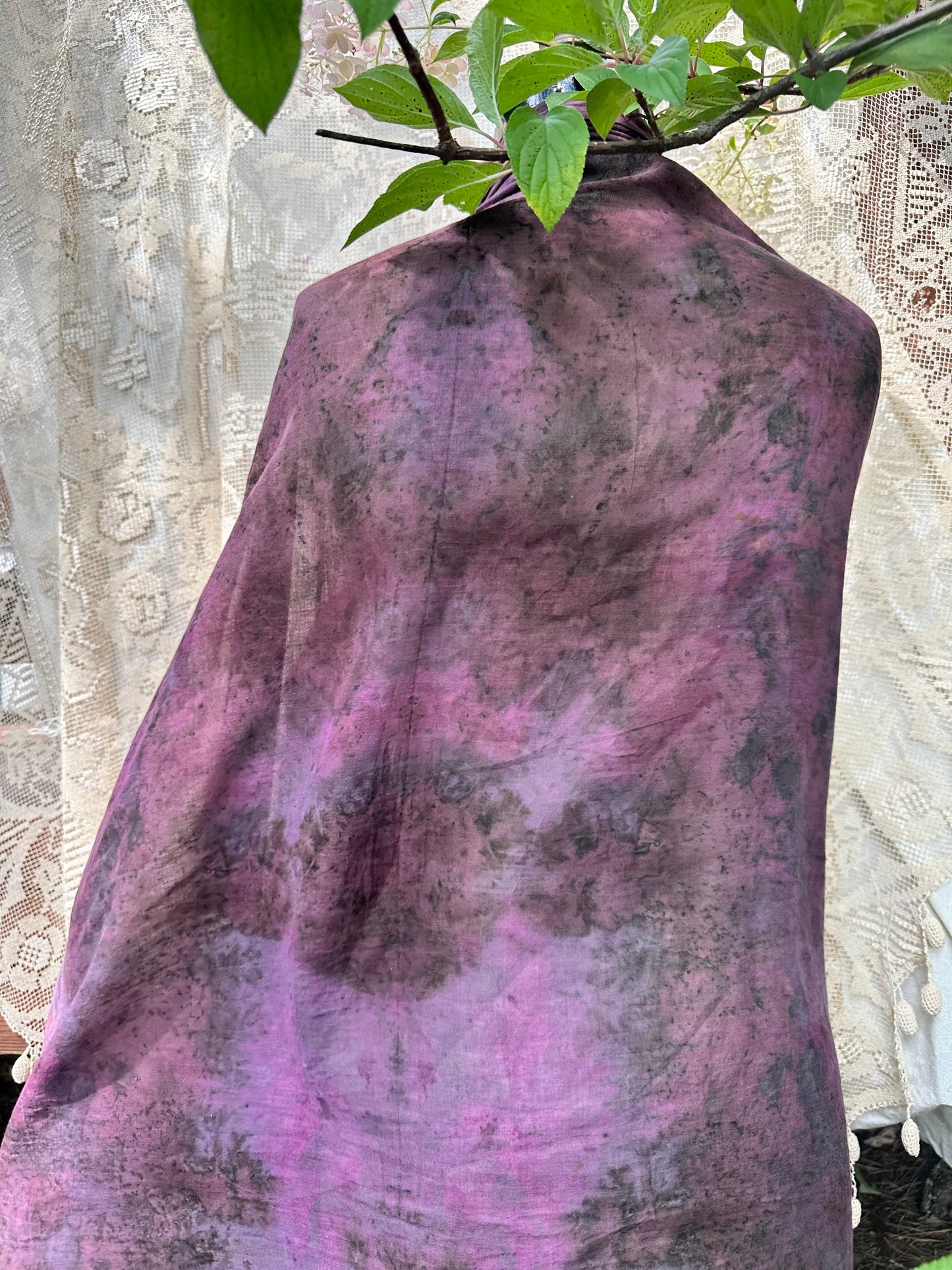 Xl organic cotton shawl / sarong - protection 🥀⚔️🥀
