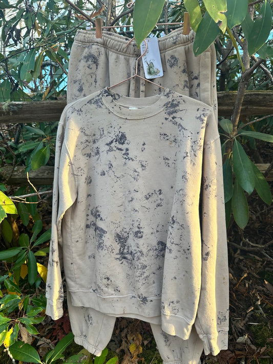 Cotton cozy sweater suit- dreamscape