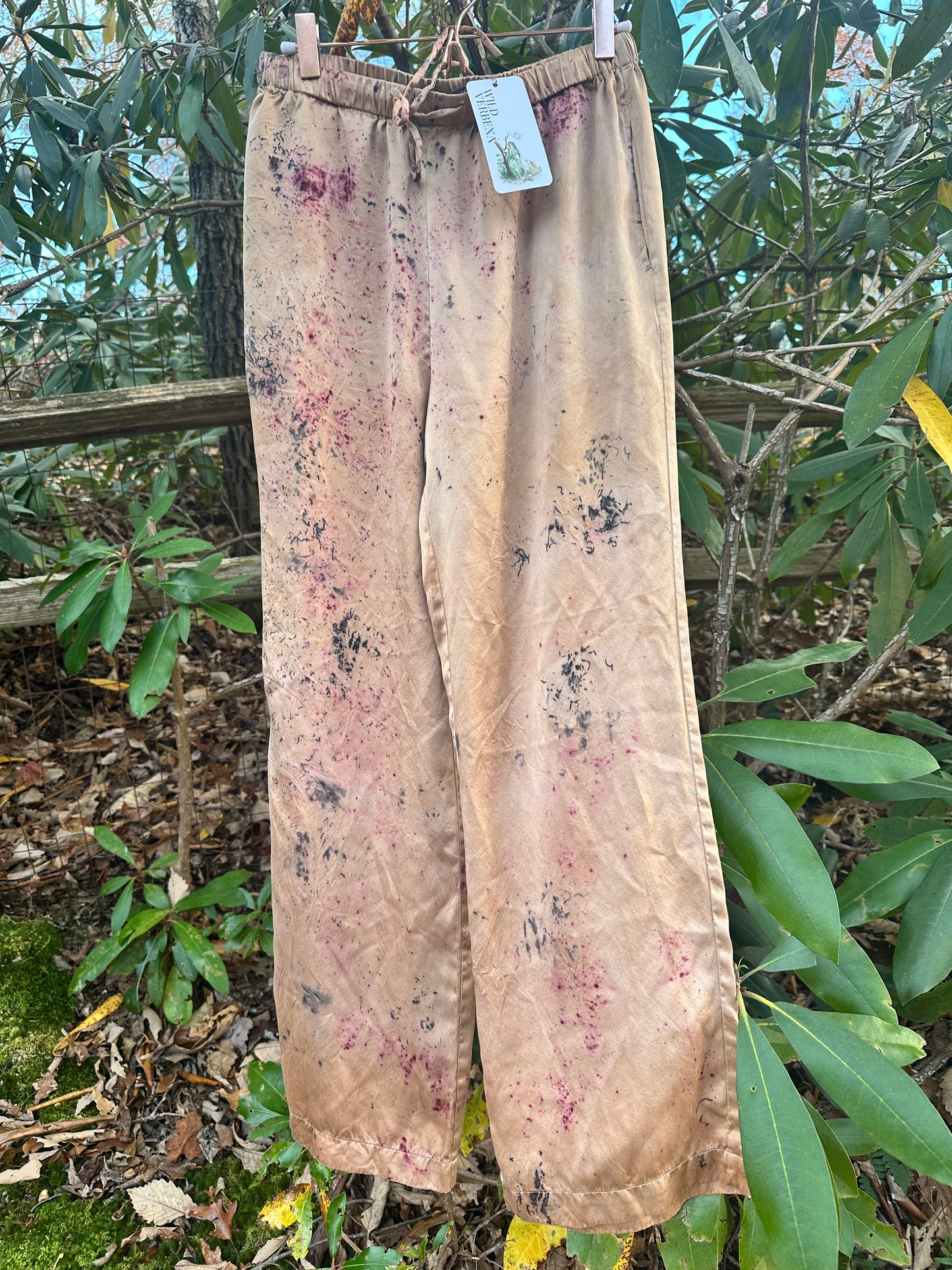 Silk pants - earthen
