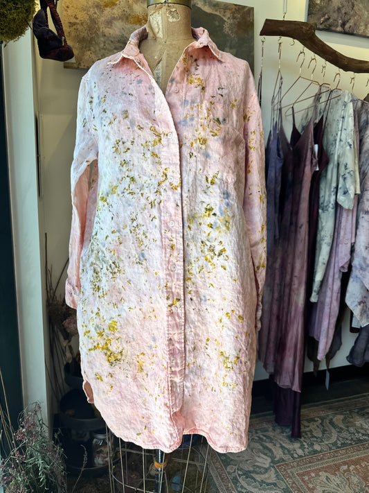 Linen tunic - sunset