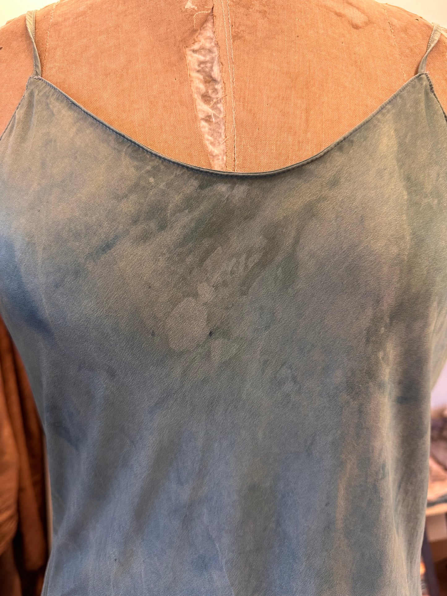 Silk slip dress - water goddess