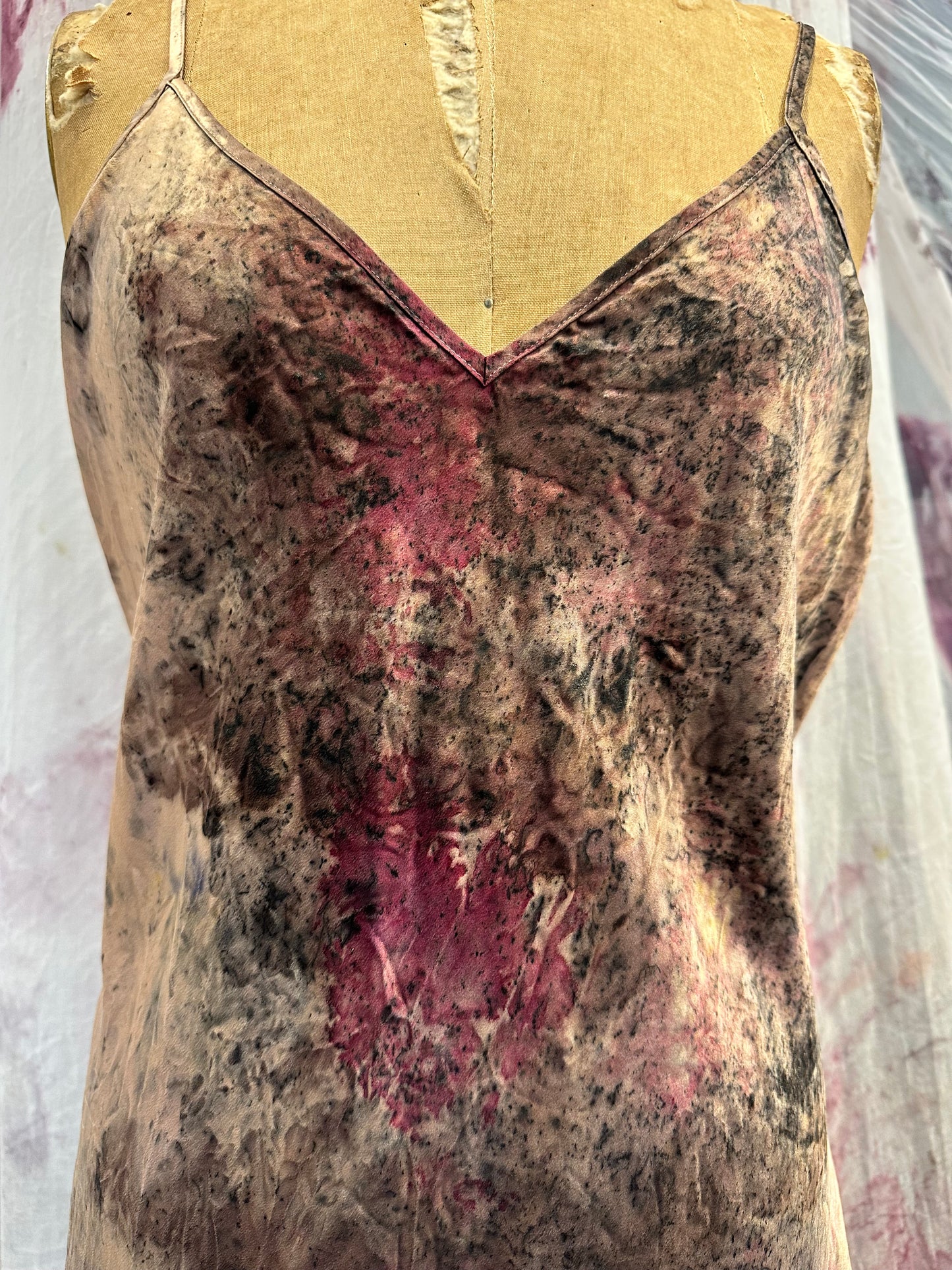 Silk slip dress XL