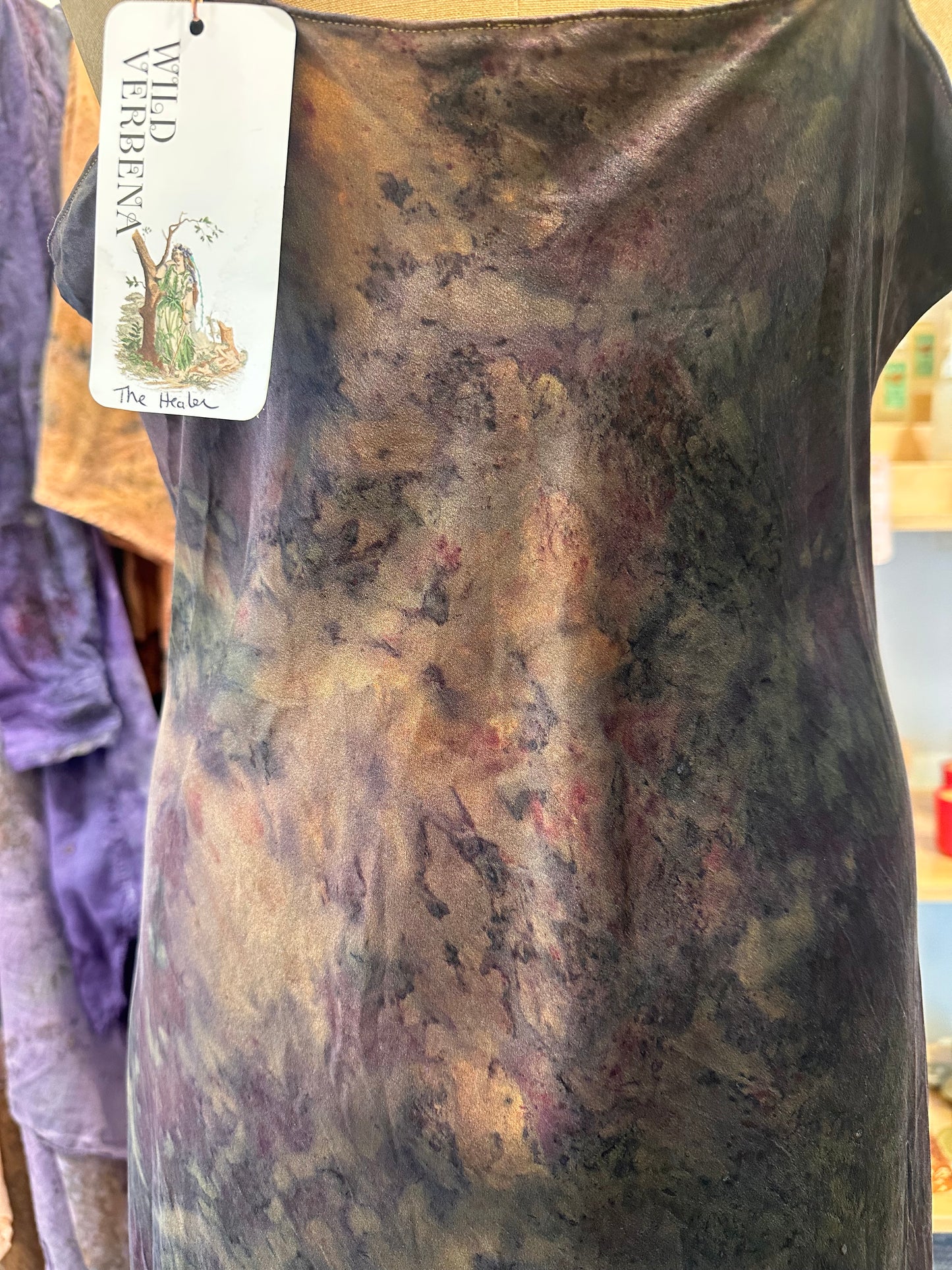 Silk slip dress - the healer
