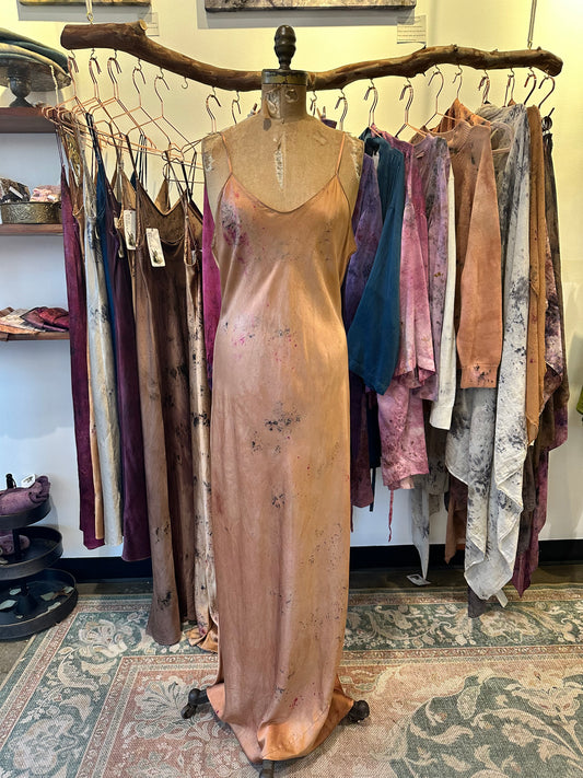 Silk slip dress - earth body