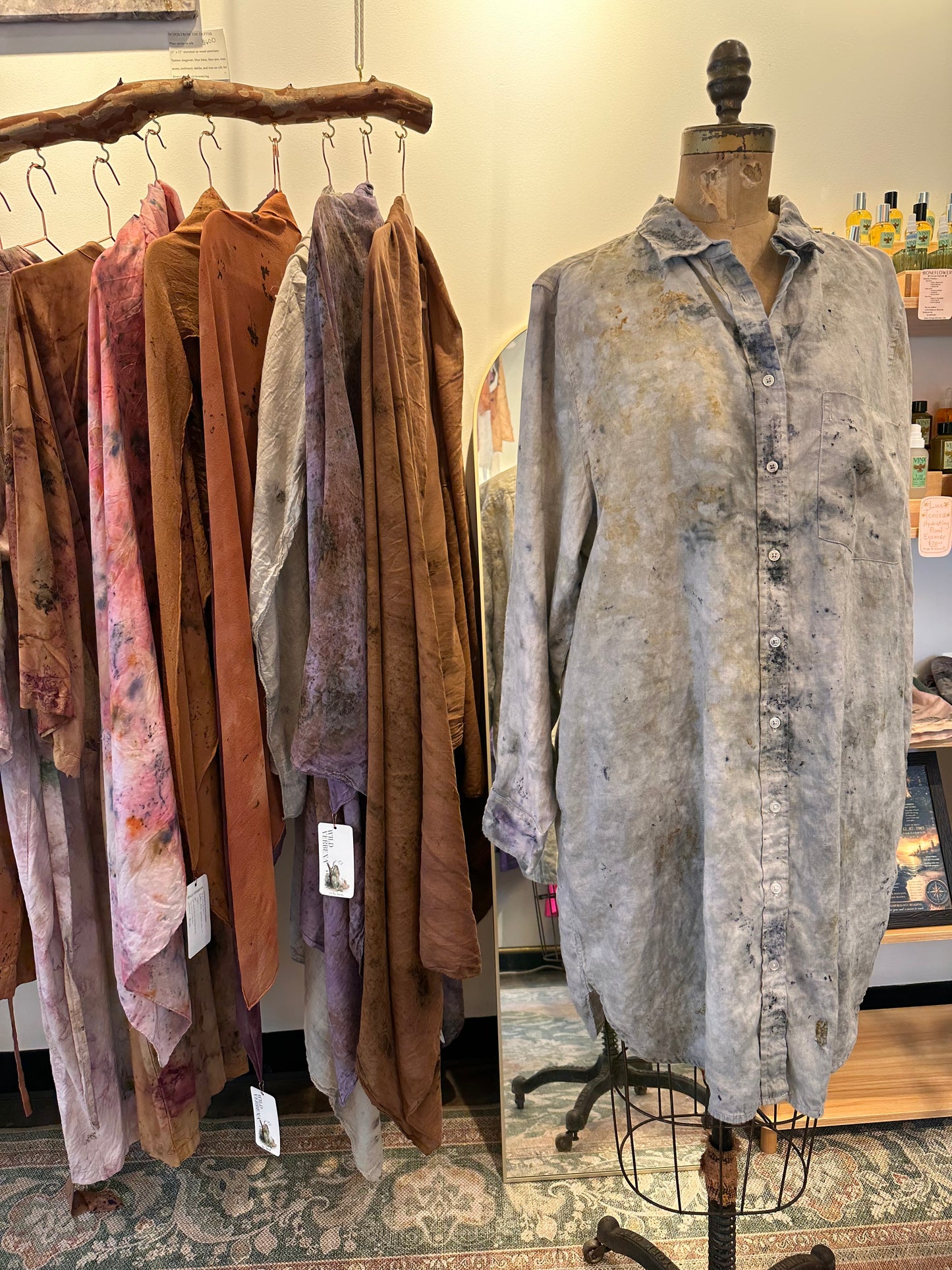 Linen shirt dress - moon 🌕