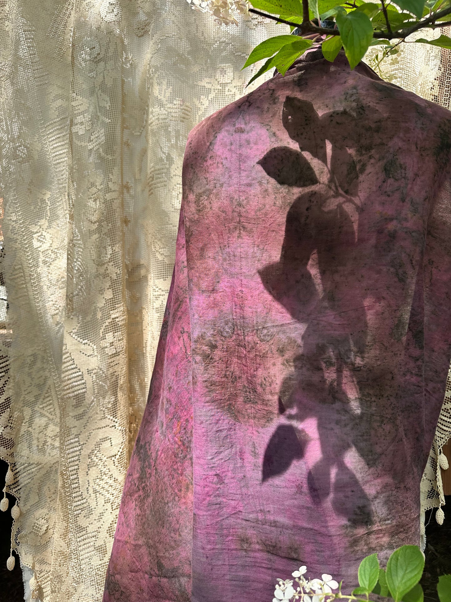 Xl organic cotton shawl / sarong - protection 🥀⚔️🥀