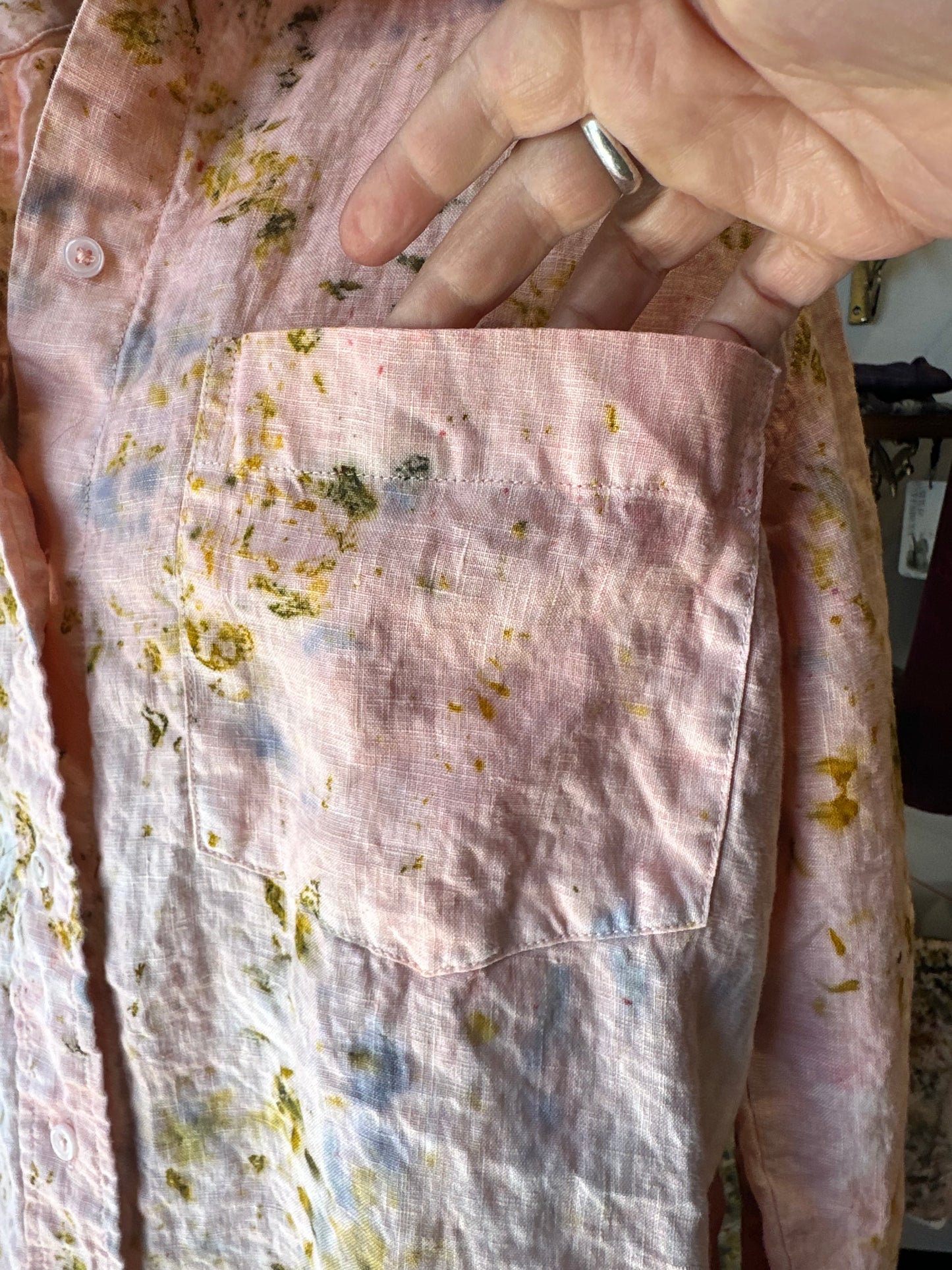 Linen tunic - sunset