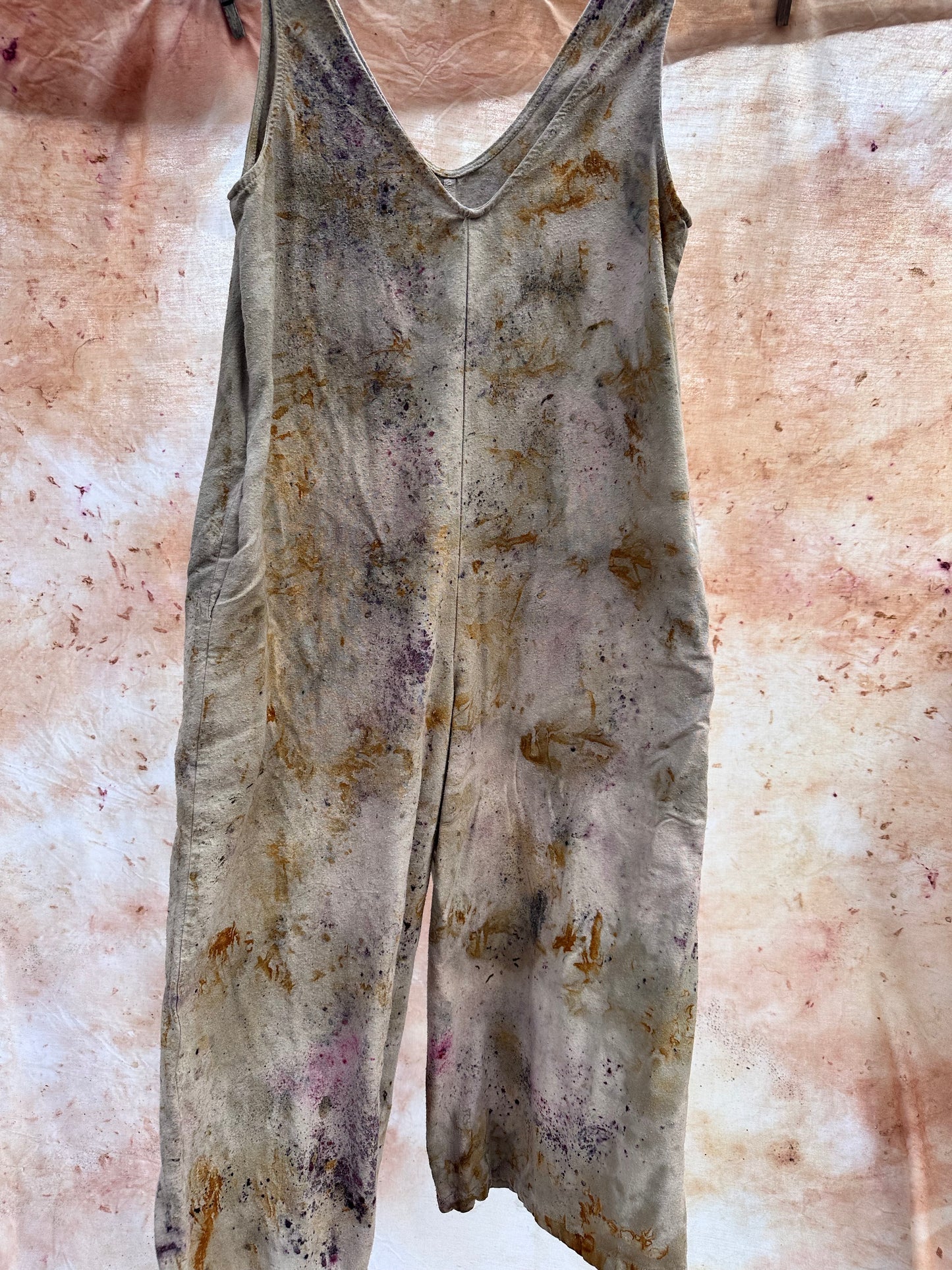 Raw Silk Jumpsuit -Expand