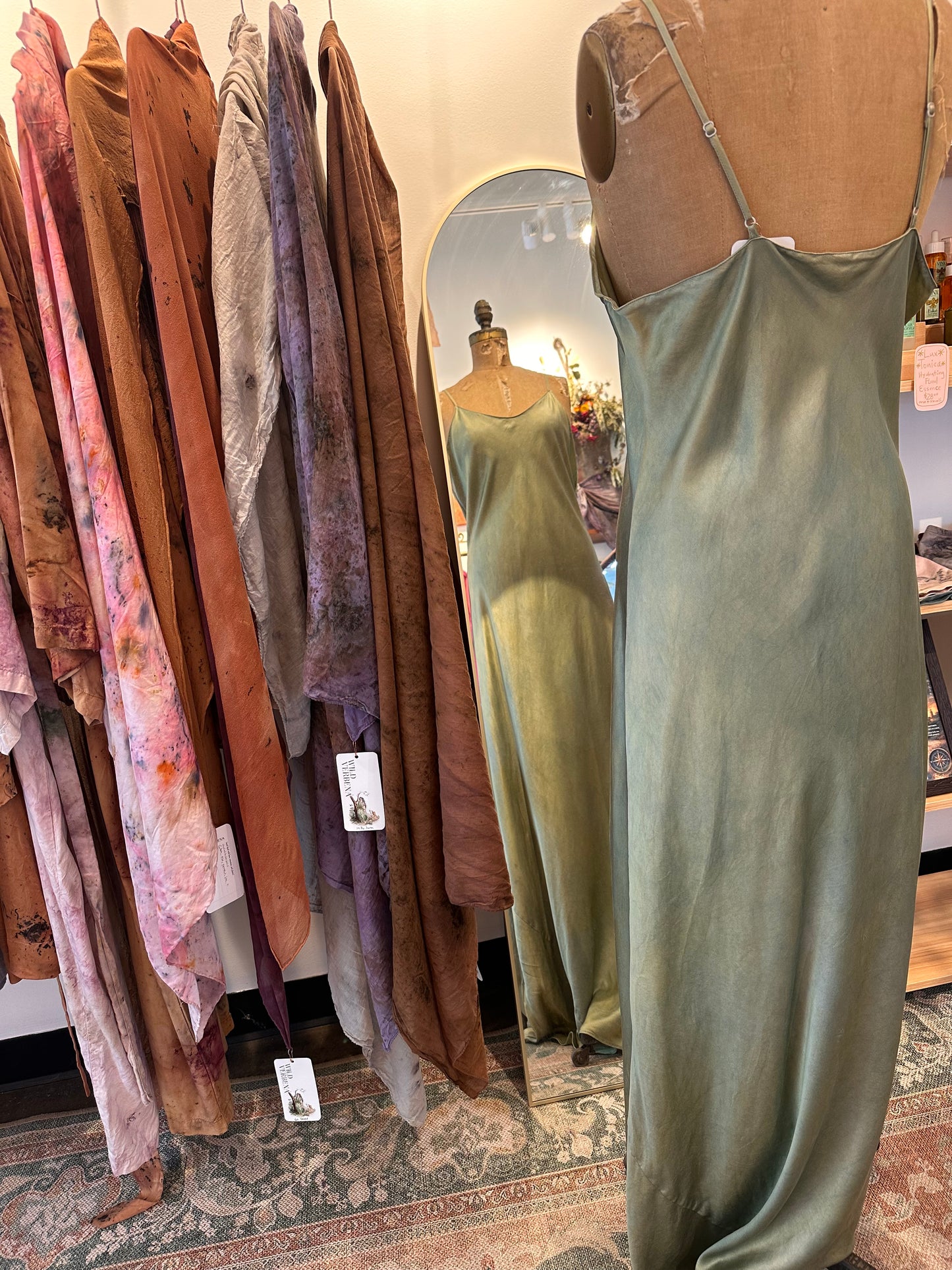 Silk slip dress - mermaid