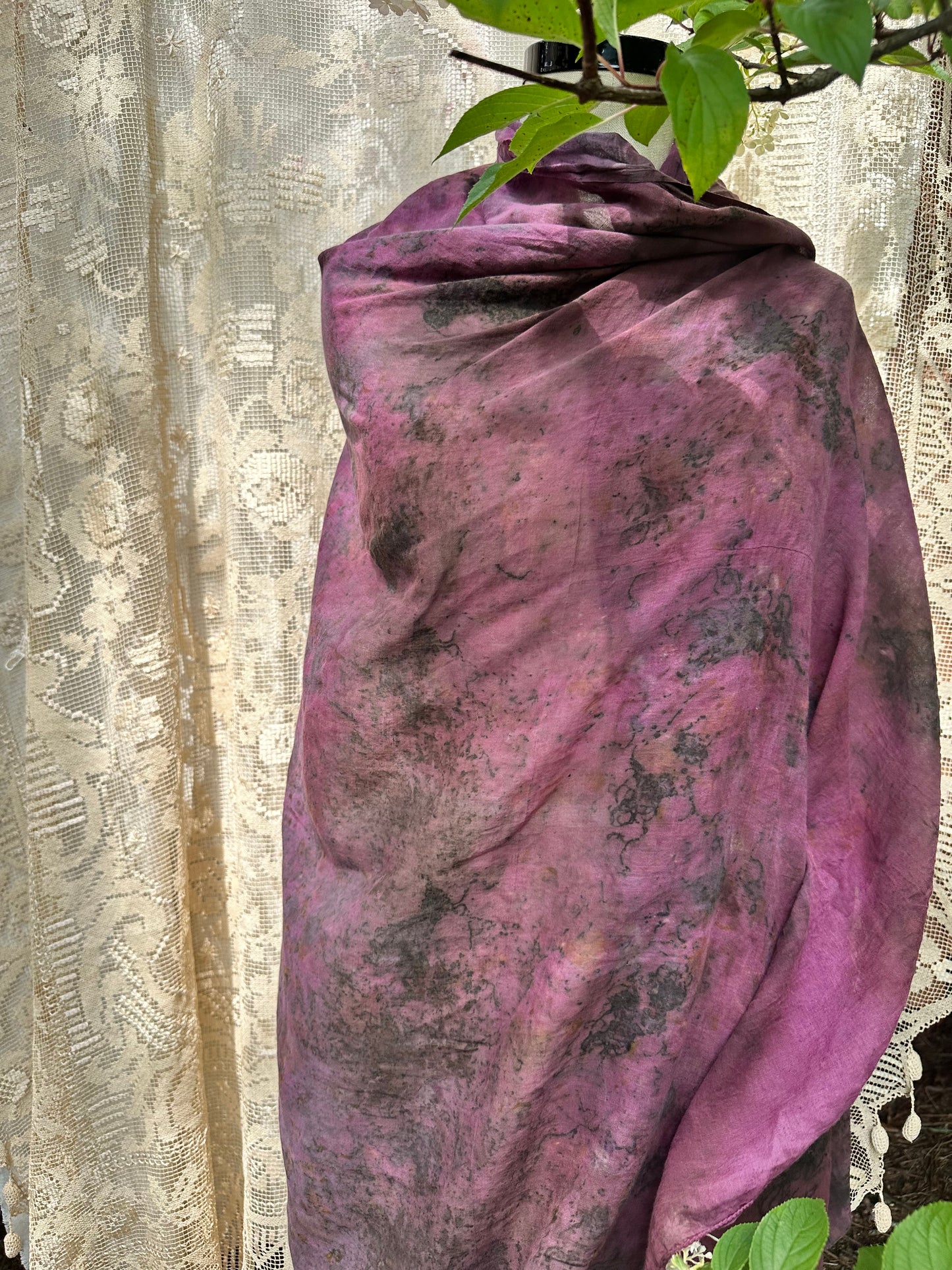 Xl organic cotton shawl / sarong - protection 🥀⚔️🥀