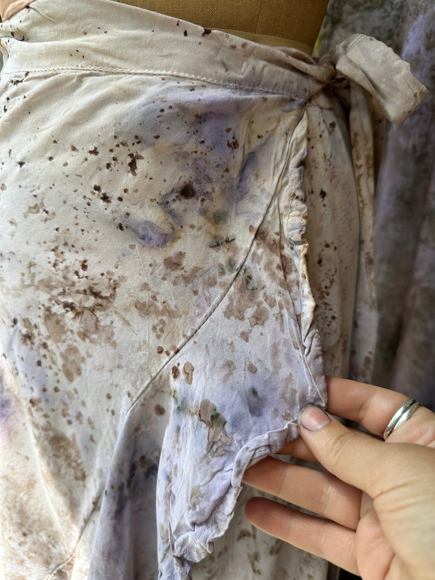 Wrap skirt - deep roots