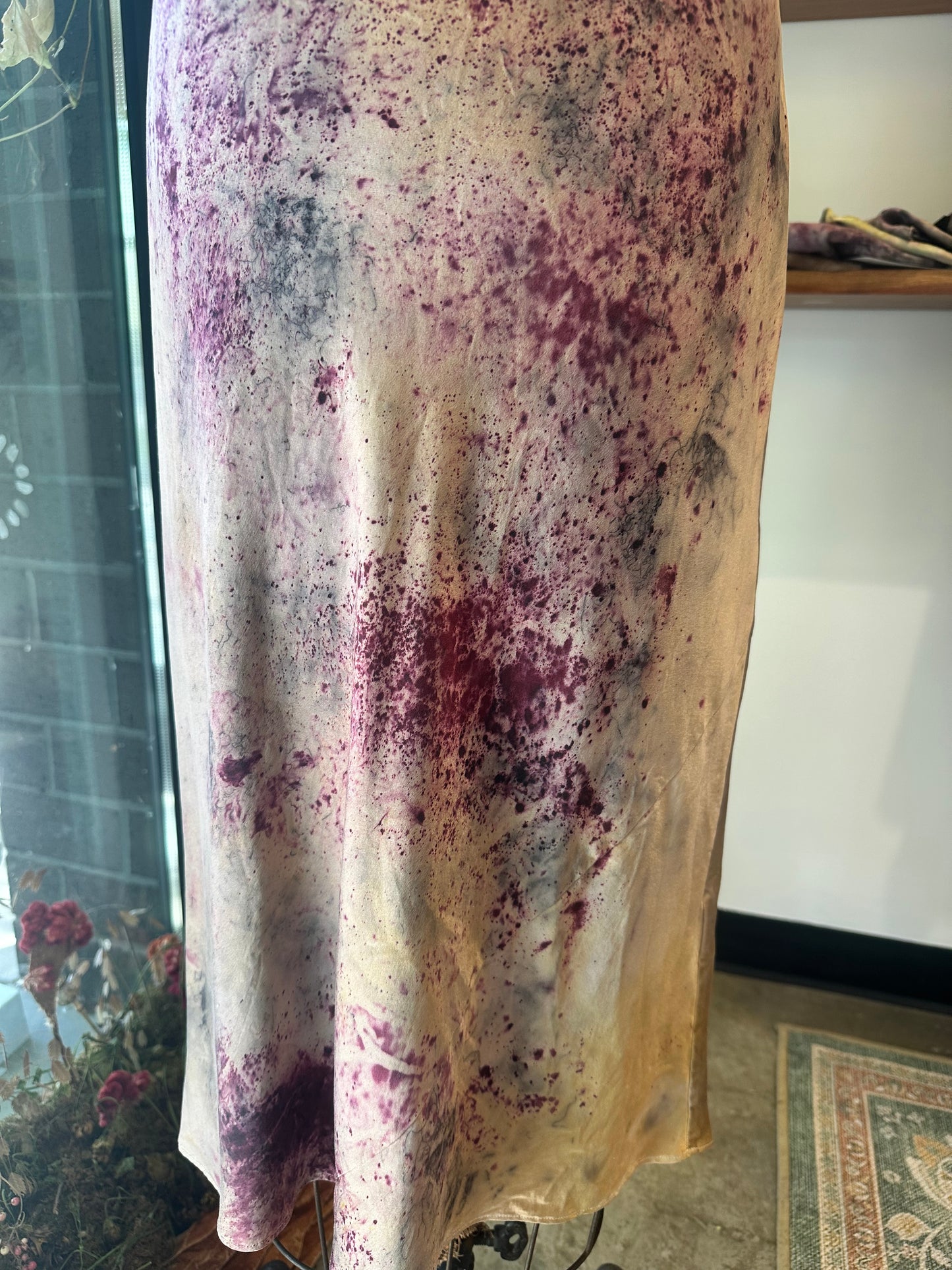 Silk dress - root me in life