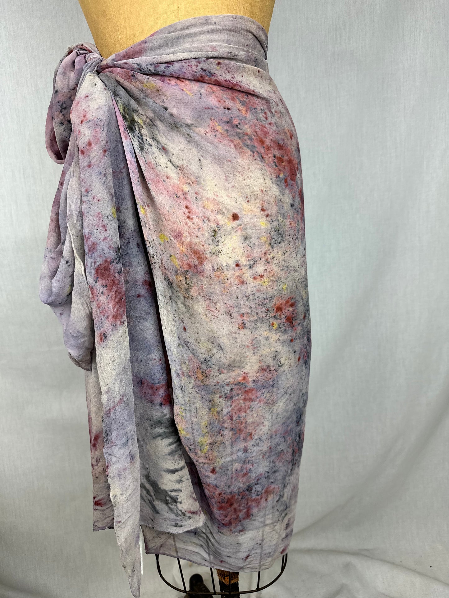 Silk chiffon sarong - feminine pulse