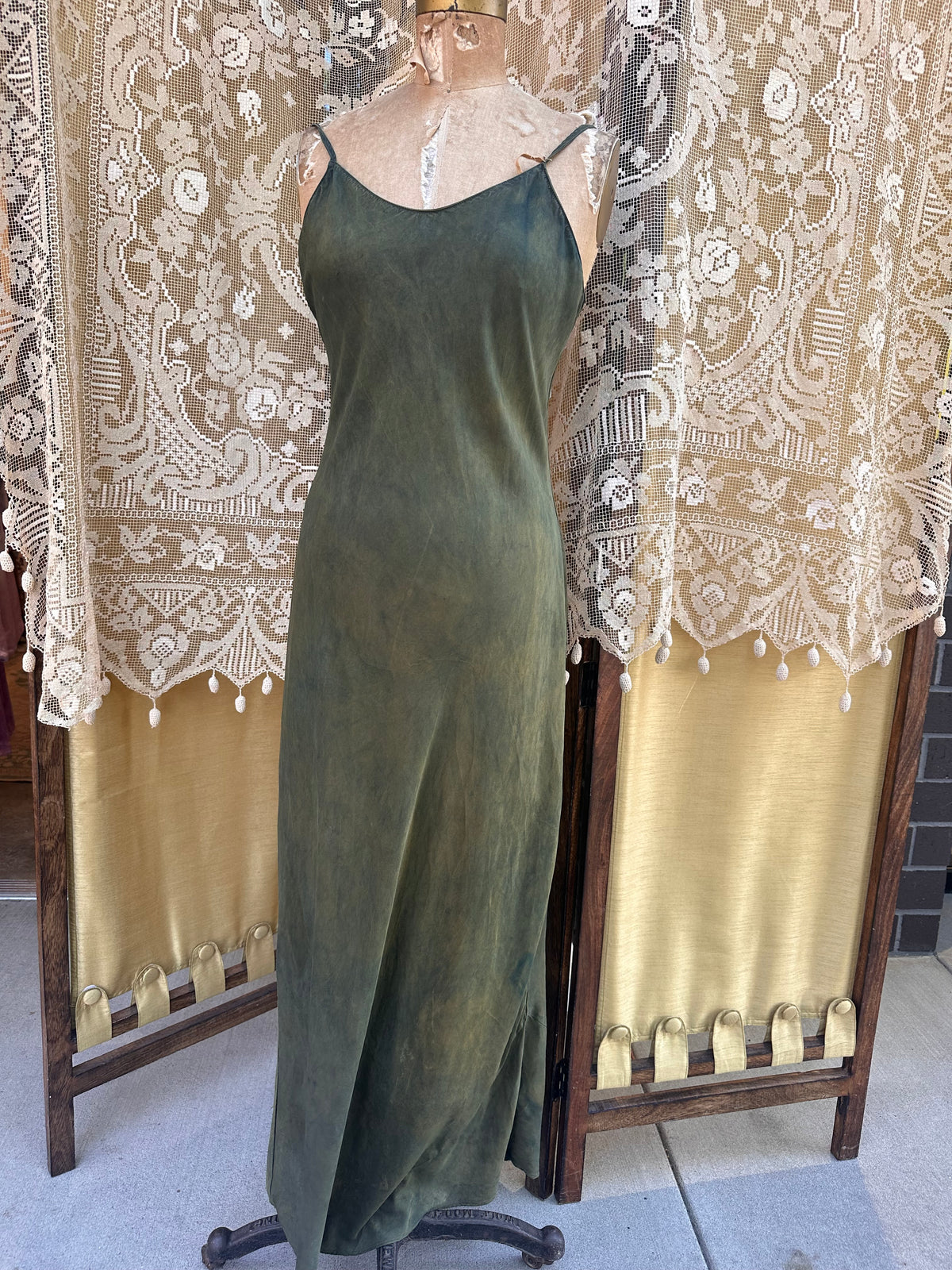 Silk slip dress - flow