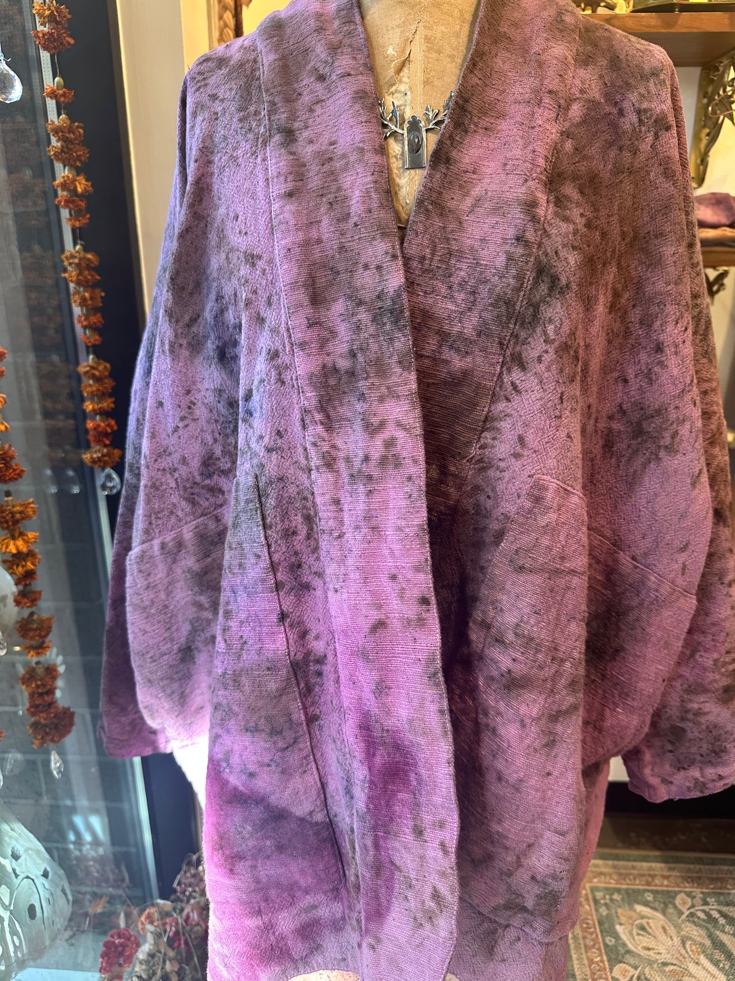Hand woven kimono jacket - inner power