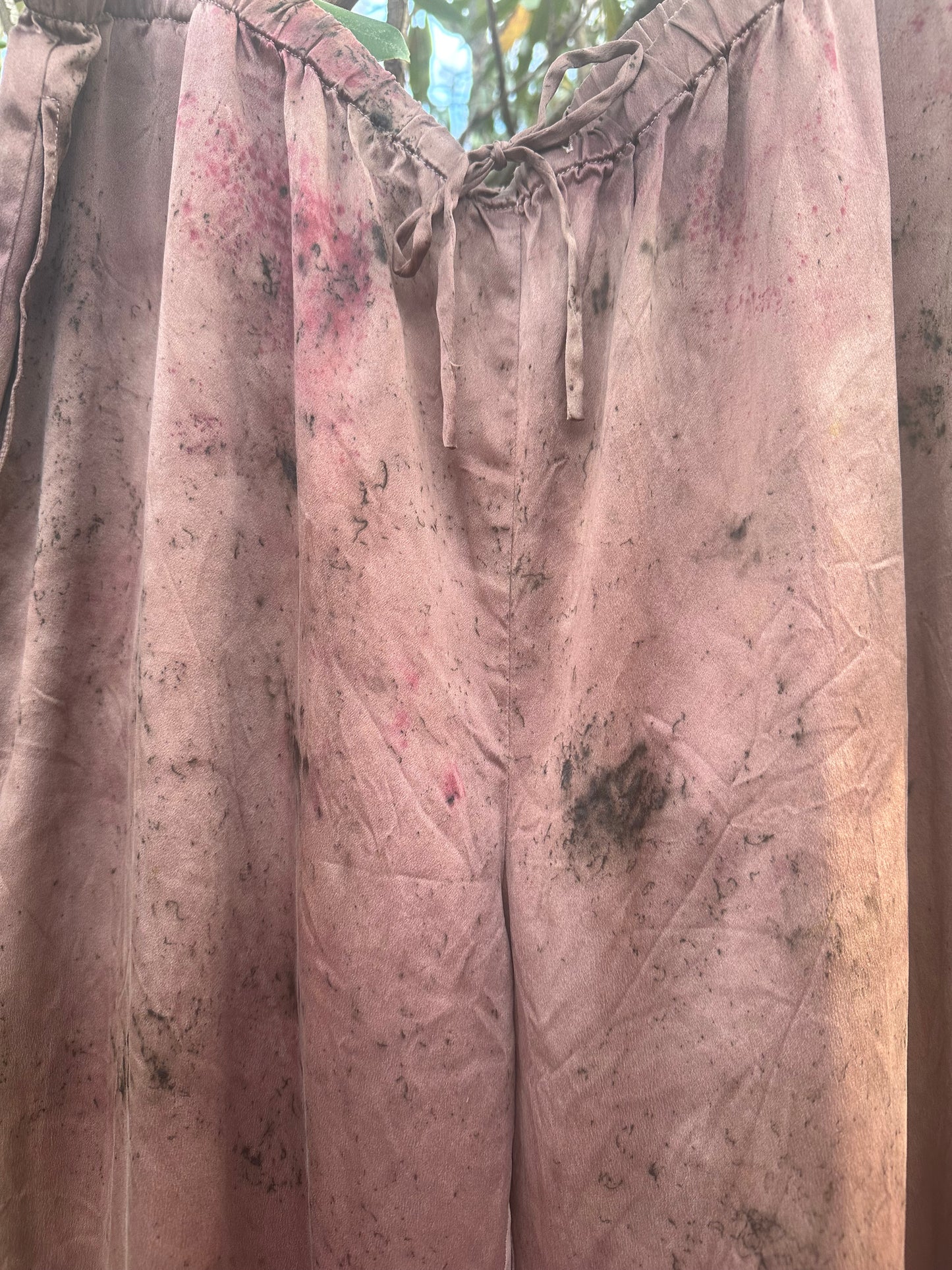 Silk pants- grounded wise