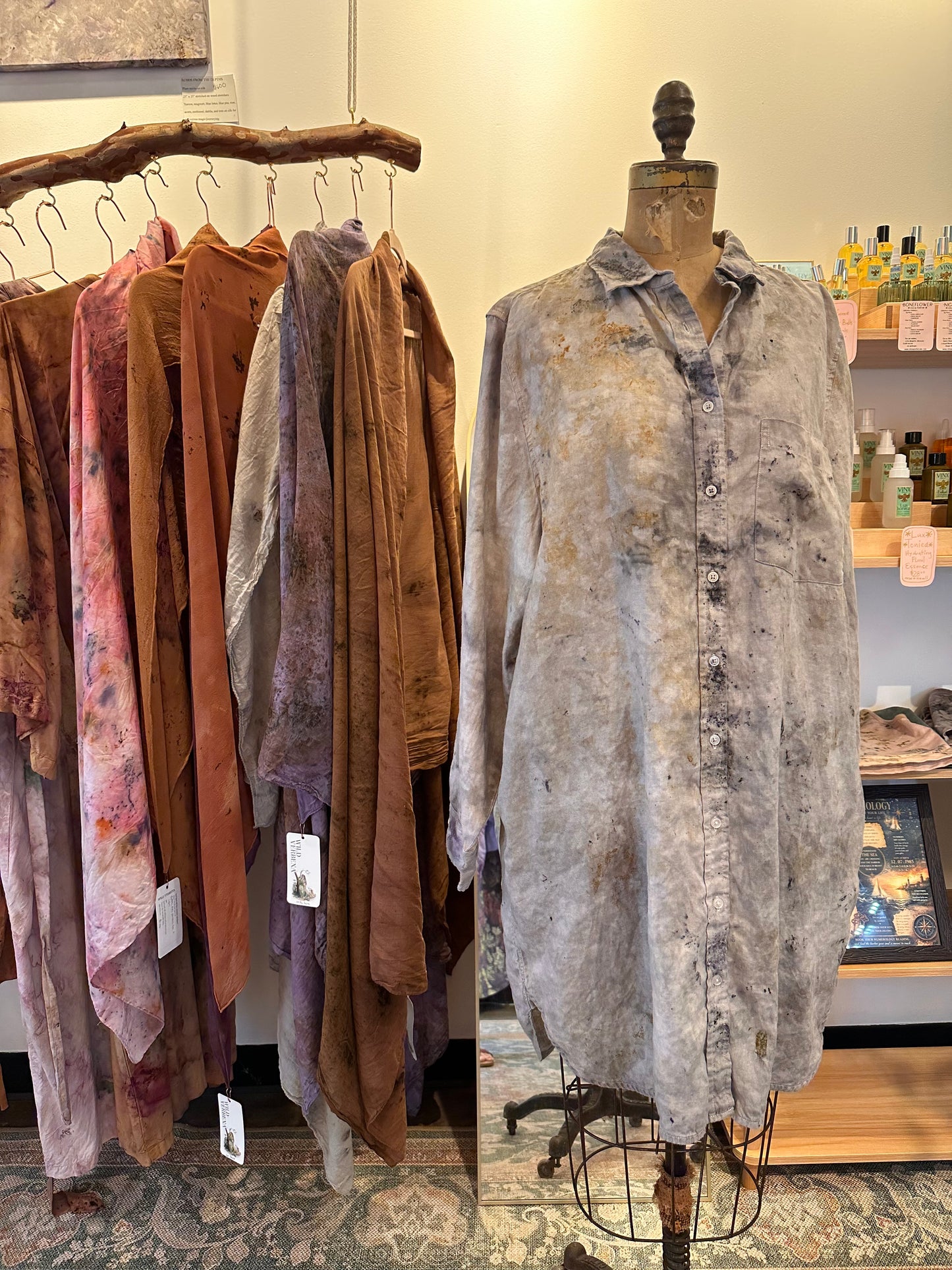 Linen shirt dress - moon 🌕