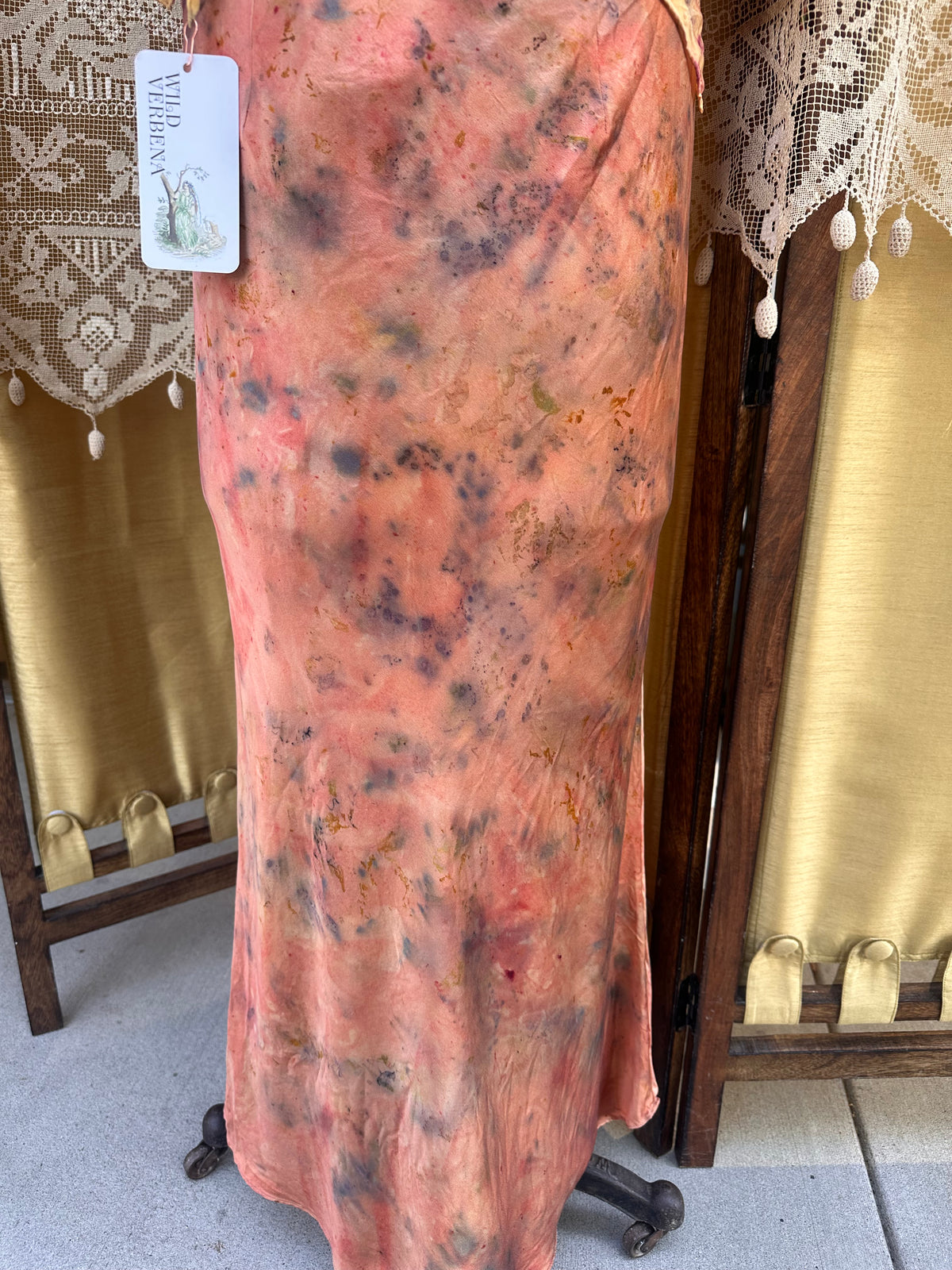 Silk slip skirt - see-er