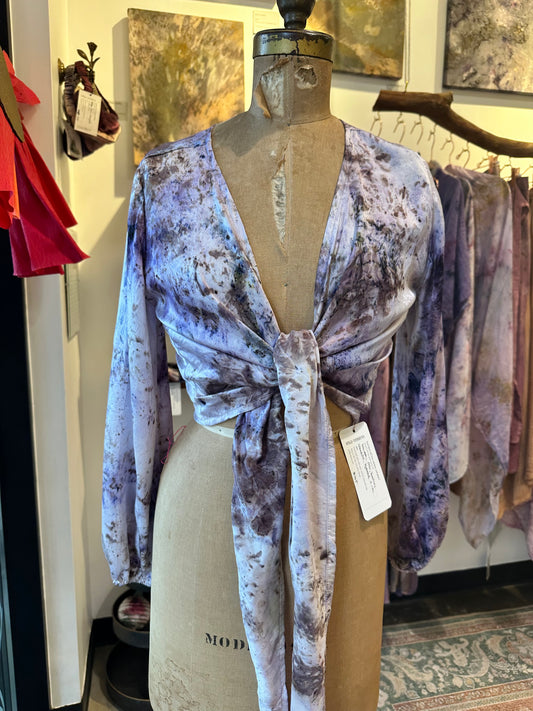 Silk wrap top - tree medicine