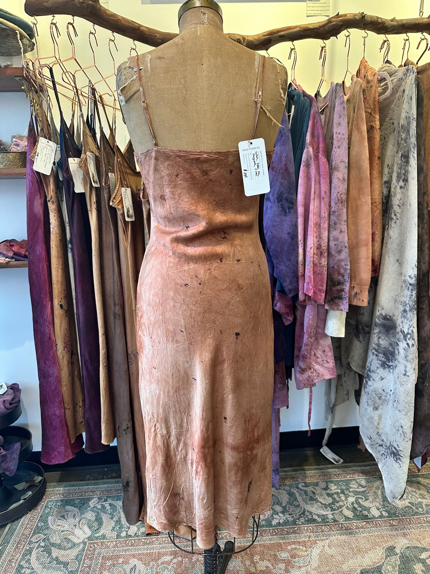 Silk slip dress - Neptune