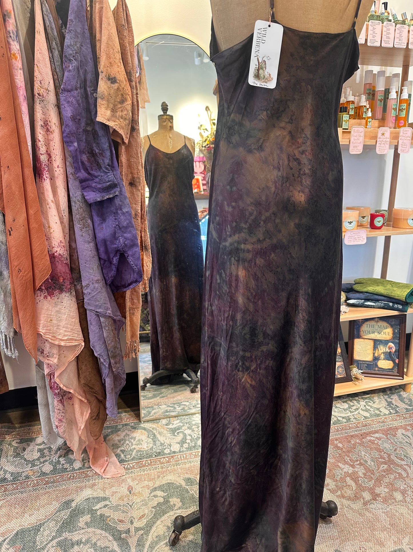 Silk slip dress - the healer