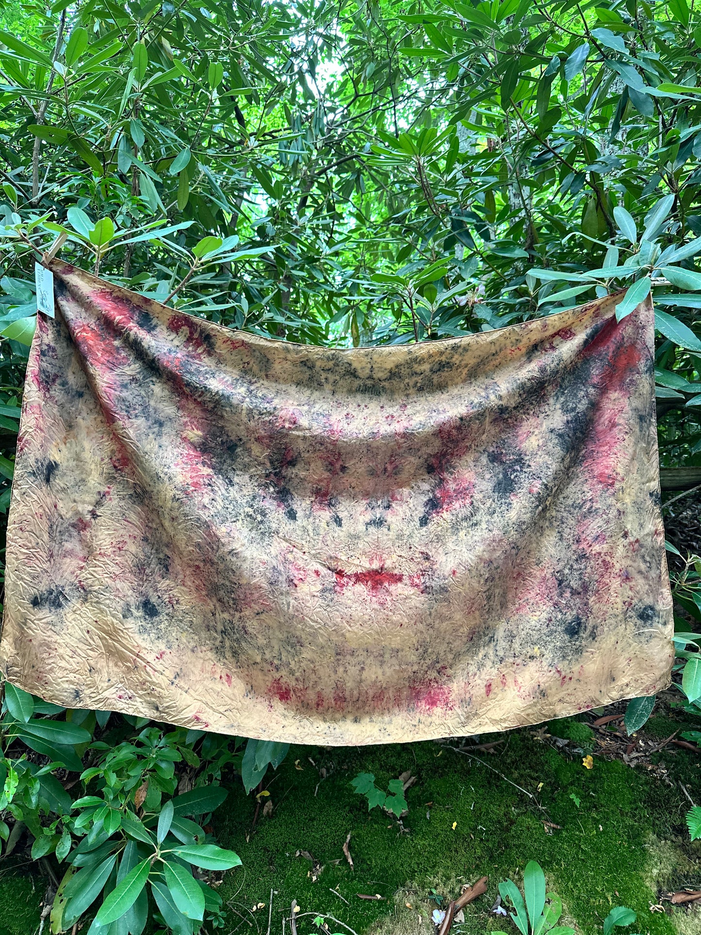 Plant magic silk sarong- earth body