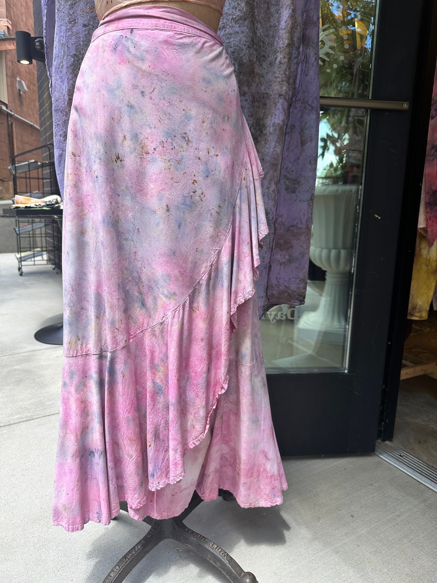 Wrap skirt - garden dance