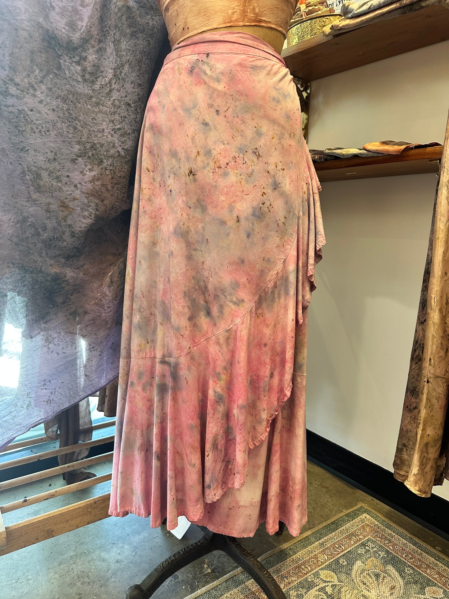 Wrap skirt - garden dance