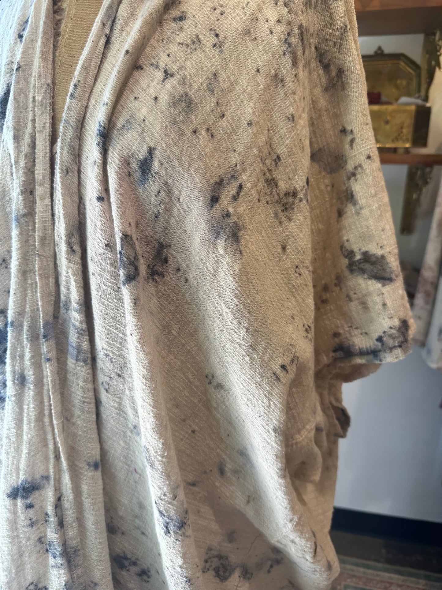 Organic cotton cocoon jacket- bloom wild