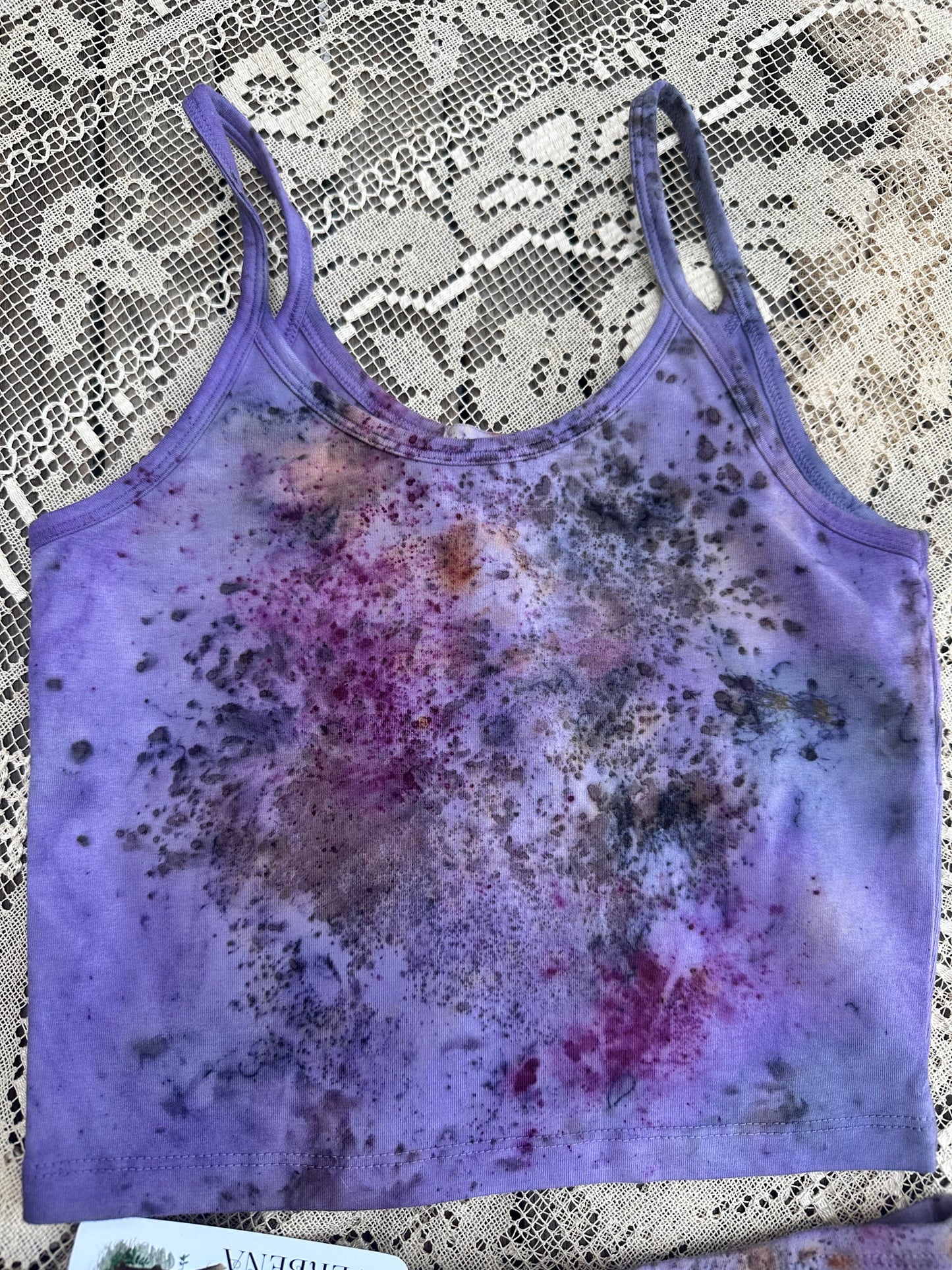Cotton bra tank - purple haze