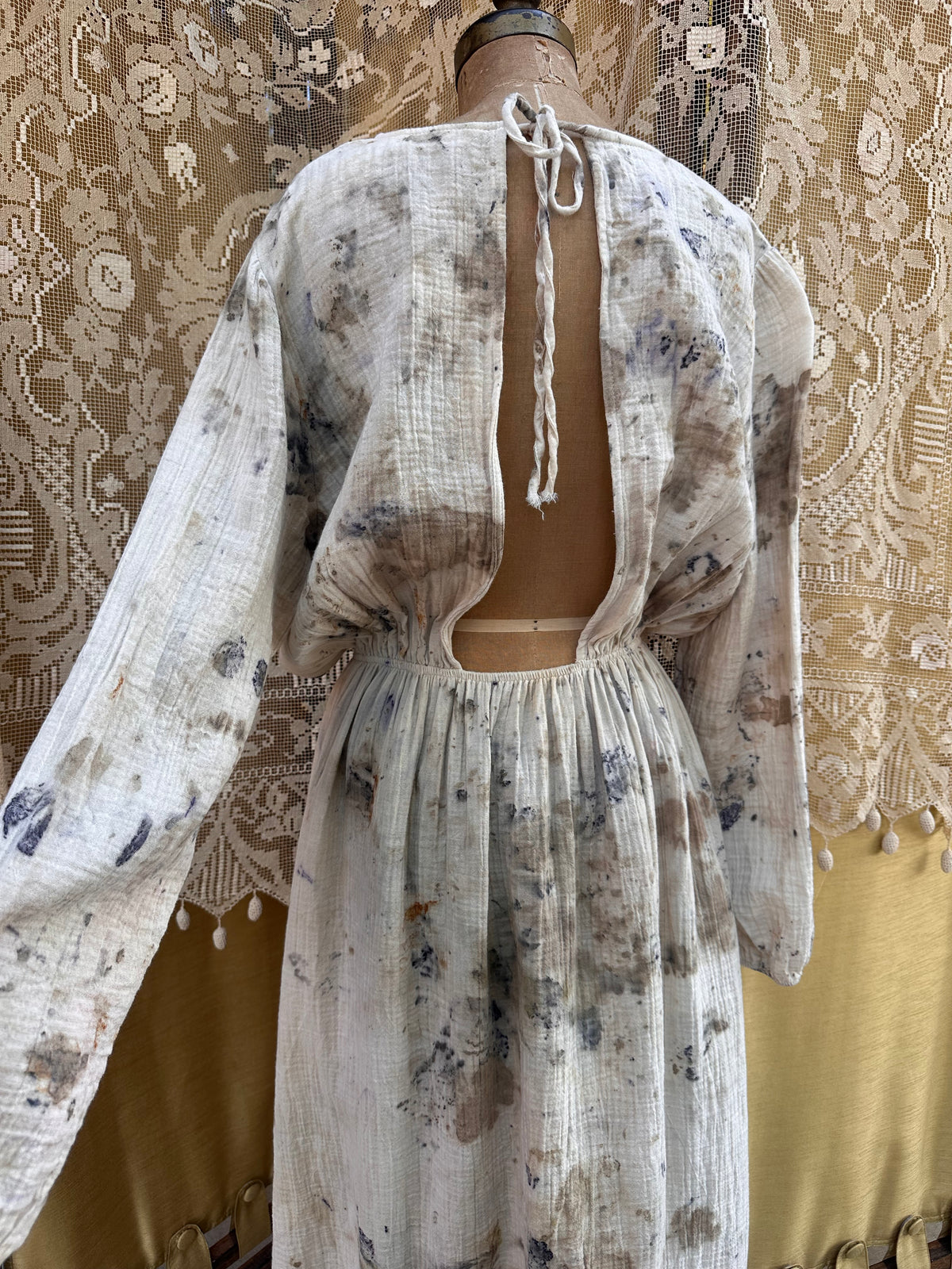 Long sleeve goddess dress - rose medicine
