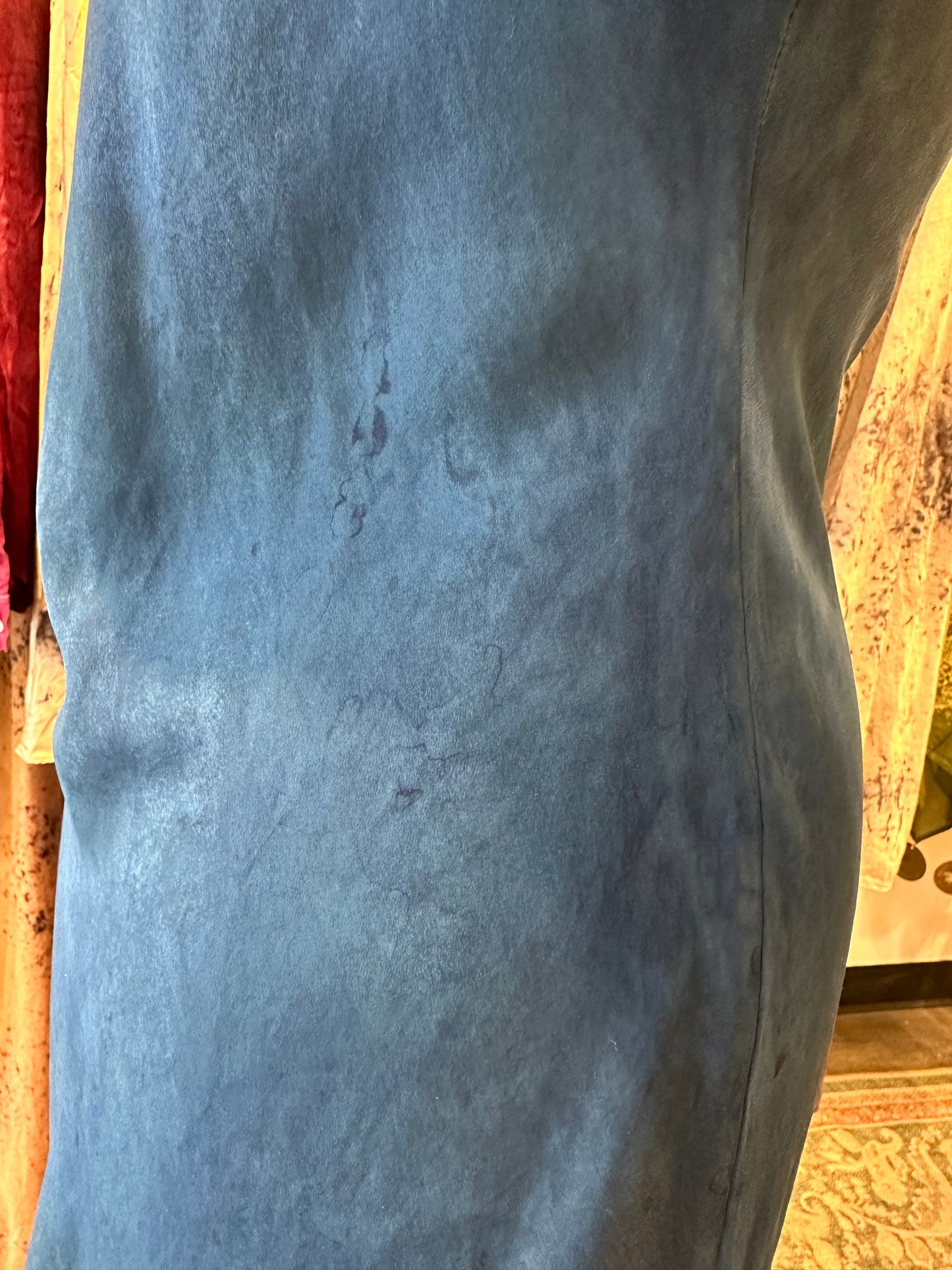 Silk slip dress - water goddess