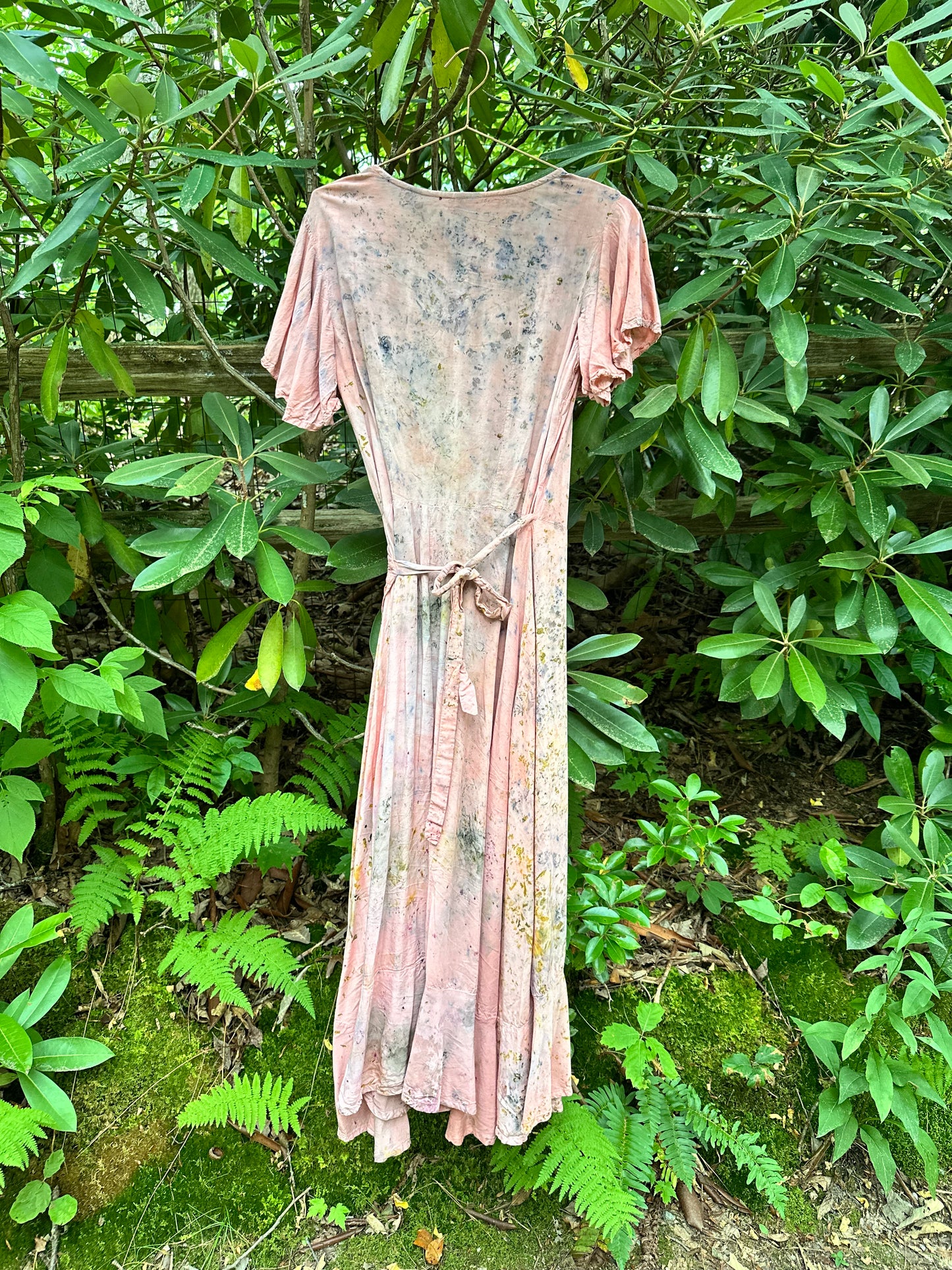 Plant magic wrap dress - Mystic Cosmos